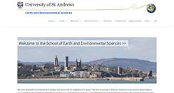 Desktop Screenshot of earthsci.st-andrews.ac.uk