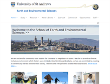 Tablet Screenshot of earthsci.st-andrews.ac.uk