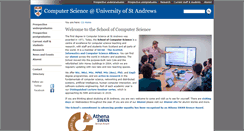 Desktop Screenshot of cs.st-andrews.ac.uk