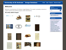 Tablet Screenshot of imagedatabase.st-andrews.ac.uk